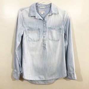 Merona Chambray Pull Over Top